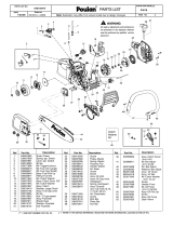 Poulan P4018 User manual