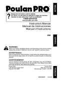 Poulan 2050WT User manual