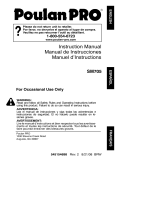 Poulan SM705 User manual