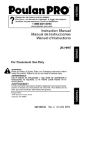 Poulan 25 HHT User manual