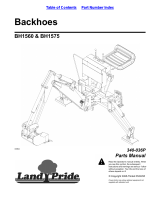 Land Pride BH1560 User manual