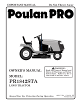 Poulan PR1842STA User manual