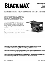 Black Max PMC496750 User manual