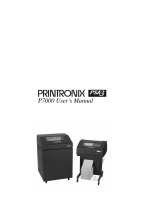 Printronix P7000 H-Series User manual