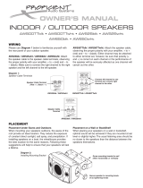 Proficient Audio Systems AW525WHT User manual
