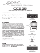 Proficient Audio Systems CC525 User manual