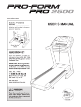 Pro-Form PFTL11012.0 User manual