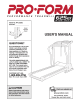 ProForm 625EX User manual