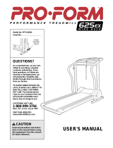 ProForm 625 EX User manual