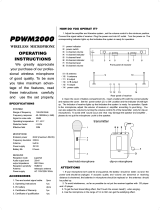 PYLE Audio PDWM2000 User manual