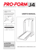 ProForm 831.297000 User manual