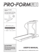 ProForm LI8 User manual