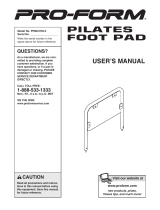 Pro-Form PILATES FOOT PAD - PFMC0755 User manual