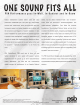 PSB Speakers In-Wall and In Cabinet and In-Room Speaker User manual