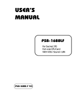 PSB Speakers PSB-1688LF M1 User manual