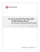 Polycom CX300 User manual