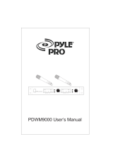 PYLE Audio PDWM9000 User manual