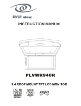 PYLE Audio PLVWR940R User manual