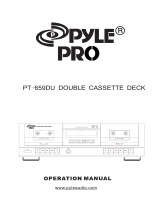 PYLE Audio PT-659DU User manual