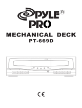 PYLE Audio PT-669D User manual