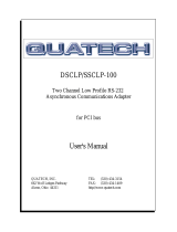 Quatech DSCLP-100 User manual