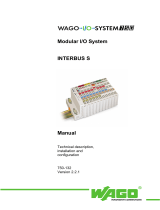 WAGO INTERBUS S User manual