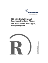 Radio Shack Dual Keypad User manual