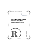 Radio Shack ET-1106 User manual