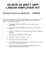 Ramsey Electronics QAMP20 User manual