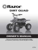 Razor 25117460 User manual