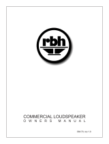 RBH Sound A-615-70 User manual