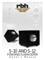 RBH Sound S-12 User manual