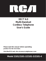 RCA 2101-2 User manual