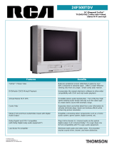 RCA 24F500TDV User manual