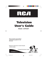 RCA 32F650T User manual