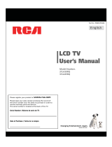 RCA 37LA30RQ User manual