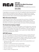 RCA ANT1450 - HDTV / TV User manual