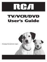 RCA TV/VCR/DVD User manual