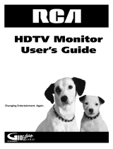 RCA HDTV Monitor User manual