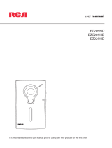 RCA EZ209HD - Small Wonder Camcorder User manual