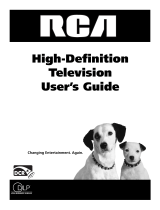 RCA High-DefinitionTelevision User manual