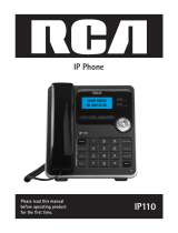 RCA IP110 User manual