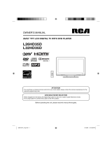 RCA L26HD35D User manual