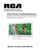 RCA RLED1530-WHITE User manual