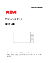 RCA RMW1143 User manual