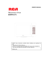 RCA RMW1171 User manual