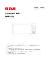 RCA RMW768 User manual