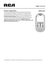 RCA VR5235 User manual