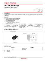 Renesas HD74CBT1G125 User manual