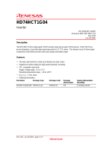 Renesas HD74HCT1G04 User manual